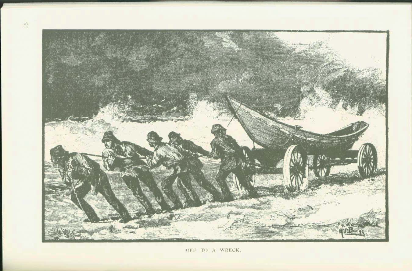 THE UNITED STATES LIFE-SAVING SERVICE--1880; predecessor to today's Coast Guard. vist071a